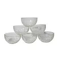 YERA Fiesta Glass Bowls - Set of 6 Pcs