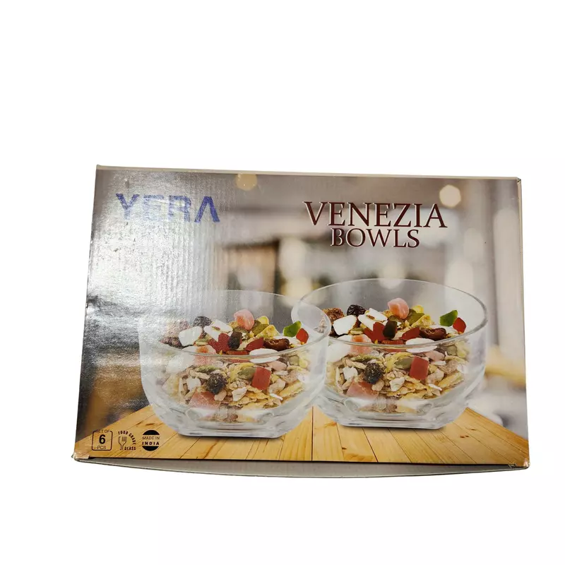 Elegant Glass Bowl Set for Cereal, Desserts, and Snacks - YERA