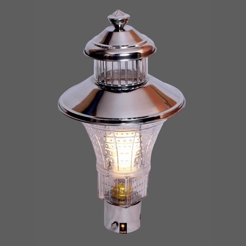 LED Gate Light Transparent Cone - 10W (CW)