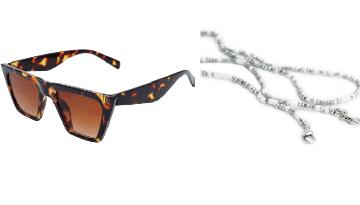 Soigné Female Large Square Sunglasses.Tortoise Print Soigné Female Large Square Sunglasses.Tortoise Print