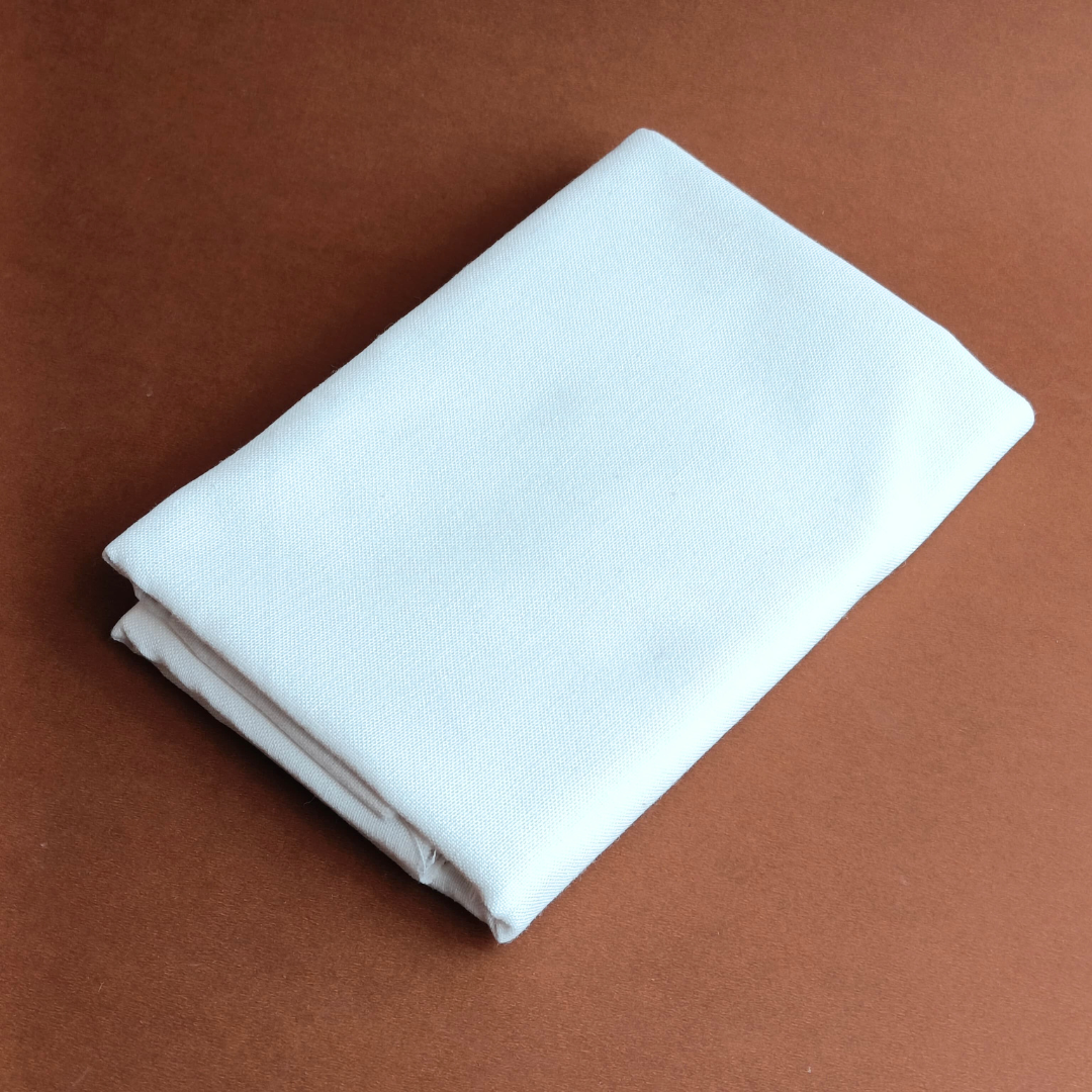 Zuchi Premium Casement Embroidery Fabric Off White