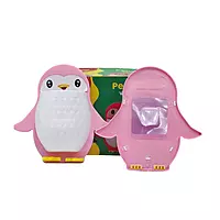 2 Pcs Set Wall Mounted Penguin Multipurpose Toothbrush Holder