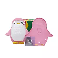 2 Pcs Set Wall Mounted Penguin Multipurpose Toothbrush Holder