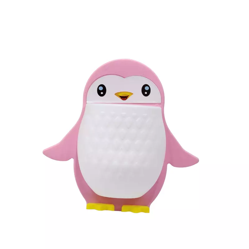 2 Pcs Set Wall Mounted Penguin Multipurpose Toothbrush Holder