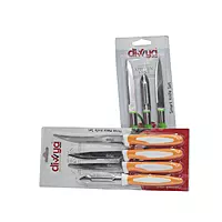 4 Pcs Stainless Steel Knife And Peeler Set