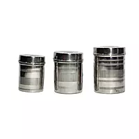 3 Pcs Set Stainless Steel Container- Dabba