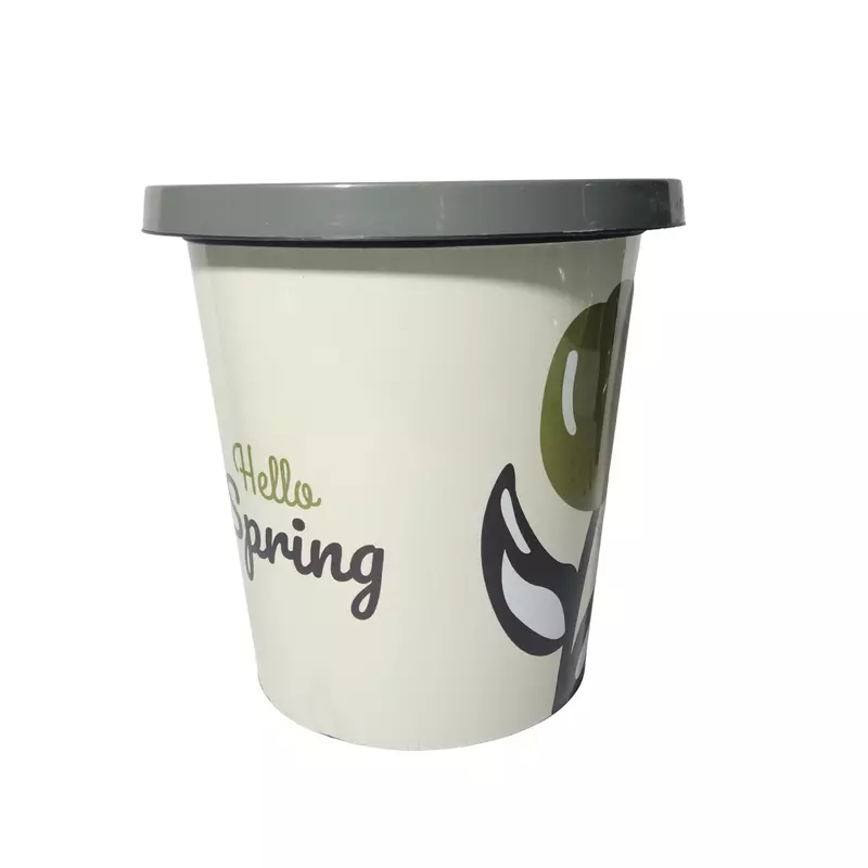 Decorative Bucket with Spring Theme