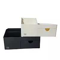 Desk Organizer with Drawer and Compartments