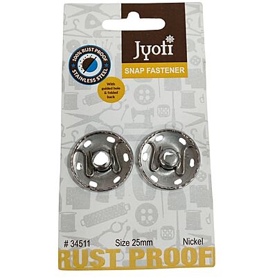 Jyoti Snap fastener- 25 mm