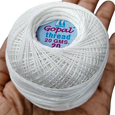 Gopal Mercer Cotton  No.20- Kora