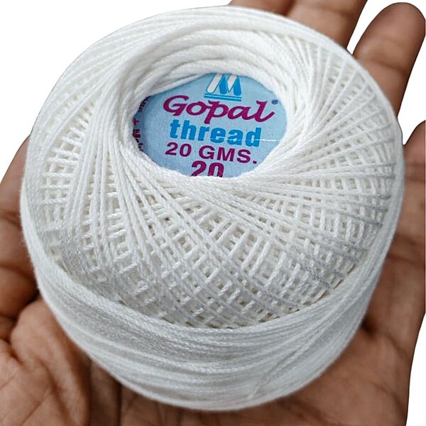Gopal Mercer Cotton  No.20- Kora