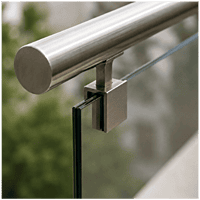 Semi-Frameless Glass Railing