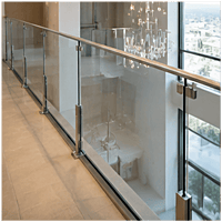 Semi-Frameless Glass Railing