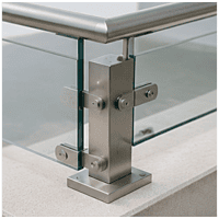 Glass Railing with Top Rail