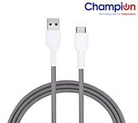 Champion C-Type TPE Power+ Compatible Dash/Warp Data Sync Fast Charging Cable Supported for All C Type Devices (Grey) Champion C-Type TPE Power+ Compatible Dash/Warp Data Sync Fast Charging Cable Supported for All C Type Devices (Grey)