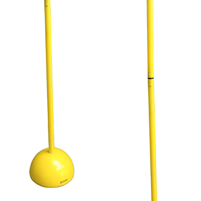 Foldable Slalom Agility Poles with Plastic Base (Set of 6)