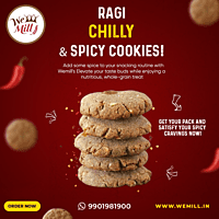Ragi Cookies Chilli n'Spicy Ragi Cookies Chilli n'Spicy