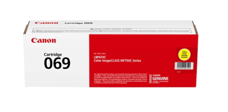 Canon 069 Yellow Toner Canon 069 Yellow Toner