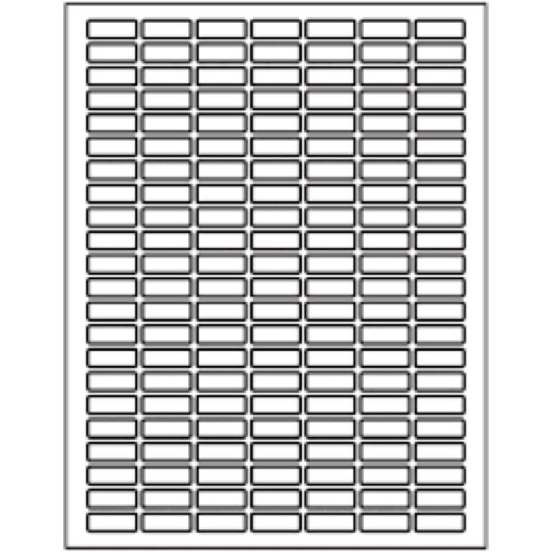 Labels PVC based with markings- rectangular shape1
