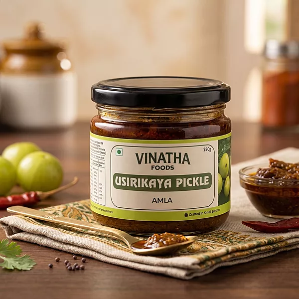 Usirikaya Pickle (Amla / Indian Gooseberry Pickle)