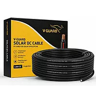 6mm² Solar DC Cable (Black) Tinned Copper | 1.5kV DC Cable [V-Guard]