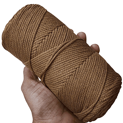 Bag thread 3mm Dark Brown 218