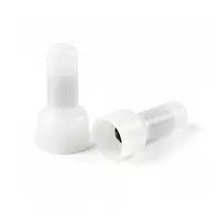 Closed-End Cable Cap Crimp Connector (White)