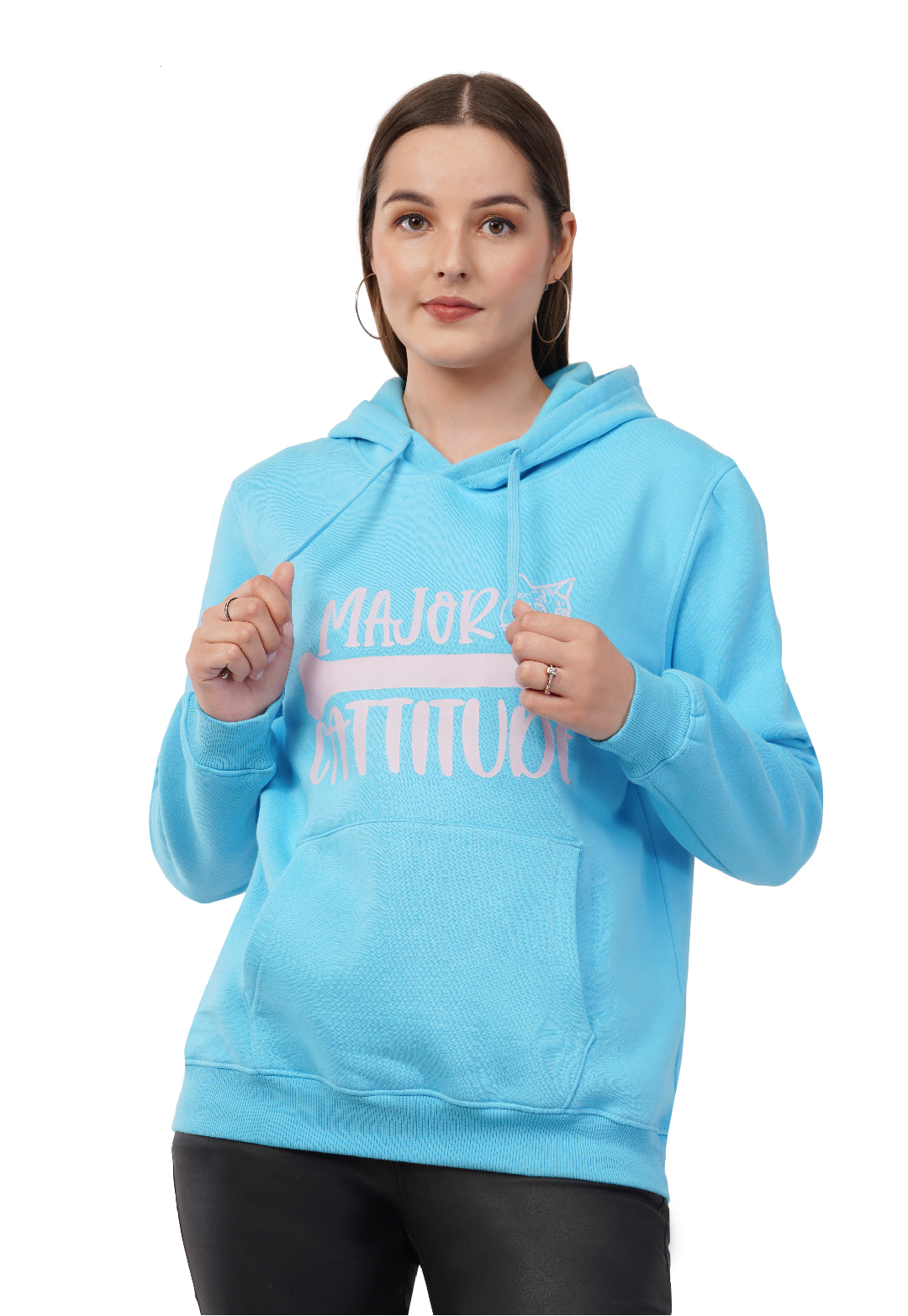 HOODED SWEATSHIRT BLUE HOODED SWEATSHIRT BLUE