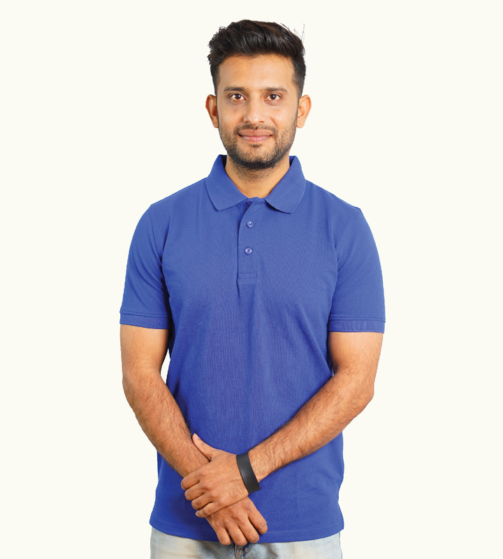ROYAL BLUE POLO T-SHIRT ROYAL BLUE POLO T-SHIRT