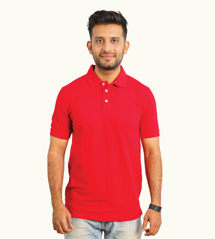 RED POLO T-SHIRT RED POLO T-SHIRT