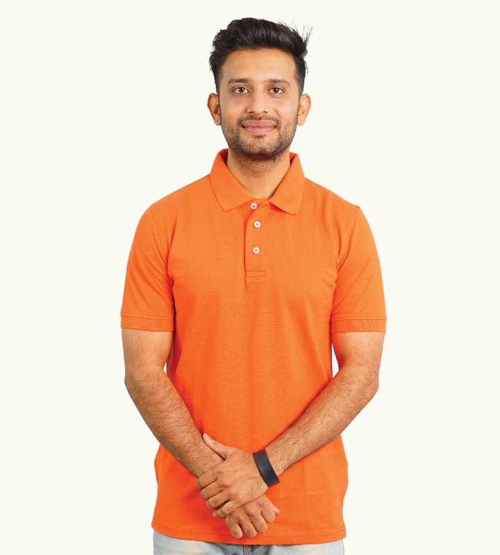 ORANGE POLO T-SHIRT ORANGE POLO T-SHIRT