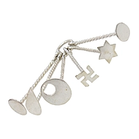 925 Sterling Silver Baby Bindi Mould & Kambi Kappu – Traditional Baby Jewellery