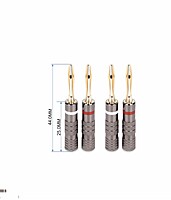 DE04BP-11 BANANA PINS (4 PCS)