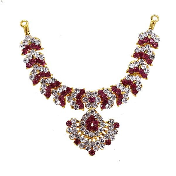 God Idol Attigai Necklace – Traditional Deity Alankaram Ornament