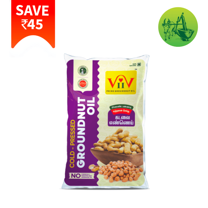 VIIV Groundnut Oil [1 Liter Pouch]