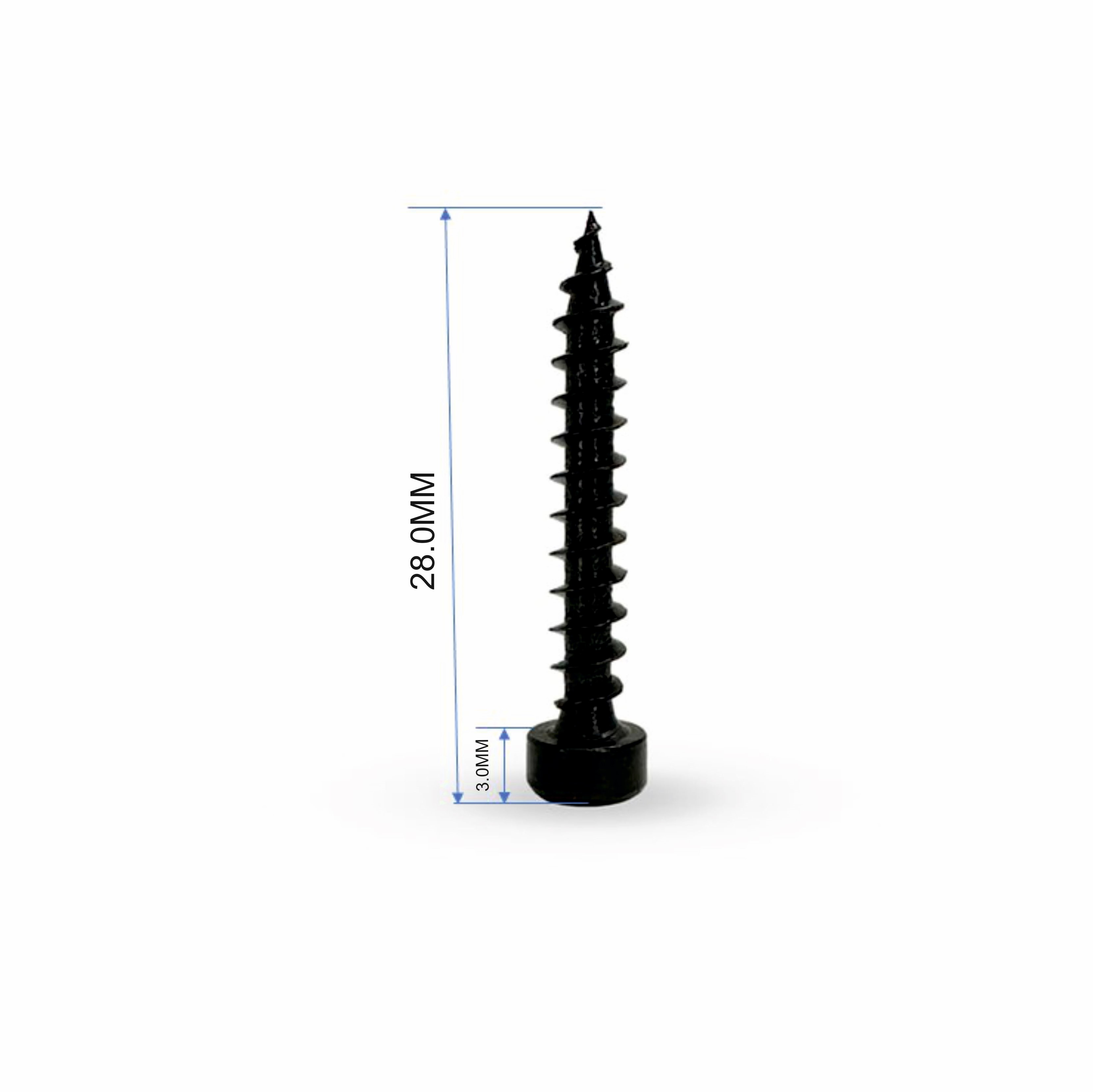 DE025AS-ALLEN SCREW 25MM (40 PCS)
