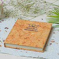 Blank Journal - Mindful Moments- Batik Amber