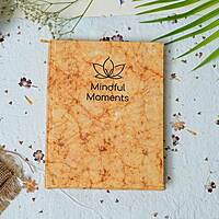 Blank Journal - Mindful Moments- Batik Amber