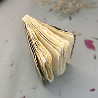 Tropical Flower Mini Deckle Edge Hanmade Paper Notebooks