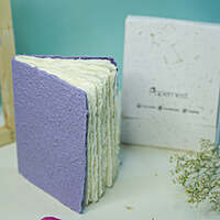 Moonrock Cover Handmade Deckle Edge Paper Notebooks