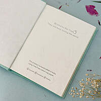 Blank Journal- Mindful Moments- Batik Mint