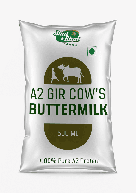 A2 Gir Cow Buttermilk-500 Ml