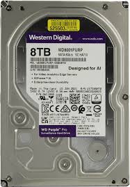 Western Digital 8TB WD Purple Pro Surveillance Internal Hard Drive HDD Western Digital 8TB WD Purple Pro Surveillance Internal Hard Drive HDD