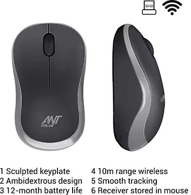 OpenBox Ant Value FKAPU03/Silent Wireless Optical Mouse OpenBox Ant Value FKAPU03/Silent Wireless Optical Mouse