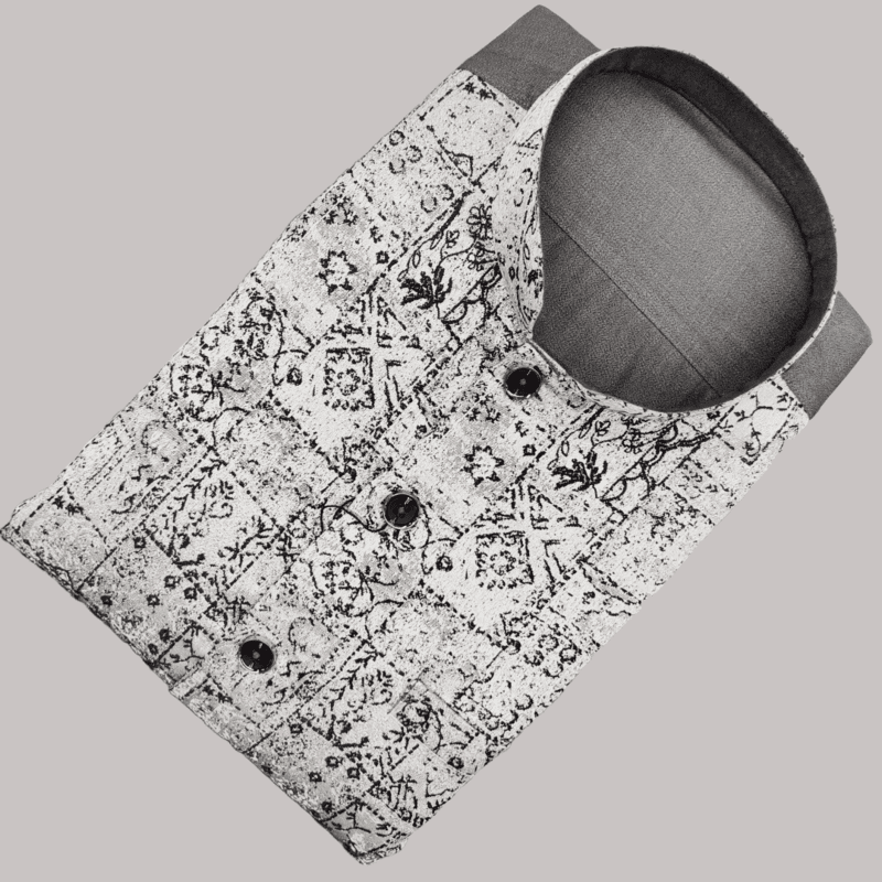 GRAY PARTY WEAR SHIRT