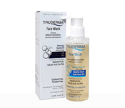 Truderma Face Wash | Gentle Cleanser for Oily & Acne-Prone Skin | Medish.in