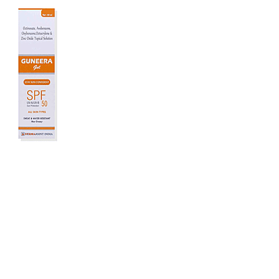 Guneera SPF 50 Sunscreen Gel with UVA/UVB Sun Protection