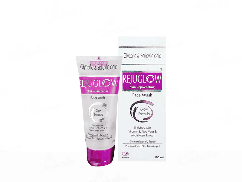 Rejuglow Face Wash with Glycolic & Salicylic Acid Paraben Free