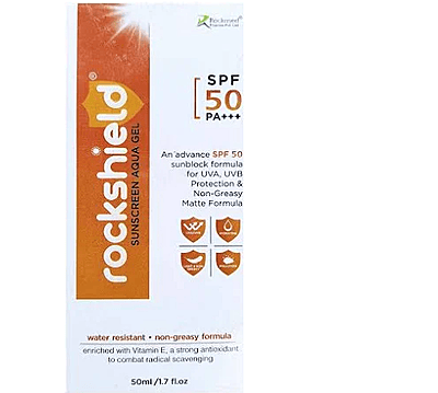 Rockshield Sunscreen Aqua Gel SPF 50