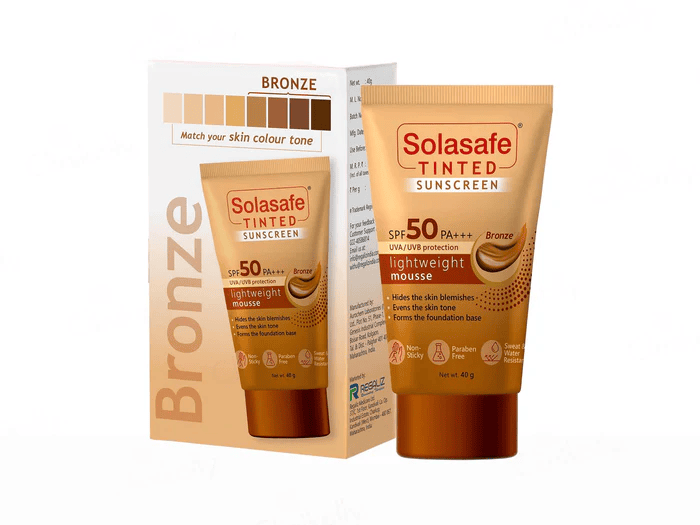 Solasafe Tinted Bronze Sunscreen SPF 50 Broad Spectrum Protection